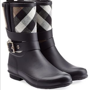 burberry short rain boots